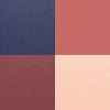 Golden Rose Quattro Eyeshadow Palette No:03 Blue Charm 
