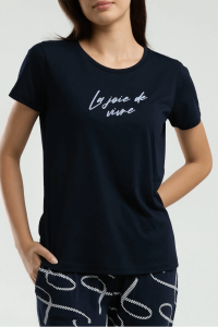Arnetta 3232-S Bayan Pijama Takımı Lacivert - 4