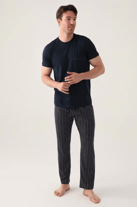 Arnetta AR3011 Erkek Pijama Takımı Lacivert - 2
