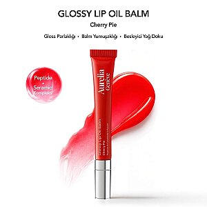 Aurelia Geneve Glossy Lip Oil Balm Cherry Pie - 3