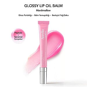 Aurelia Geneve Glossy Lip Oil Balm Marshmallow - 3