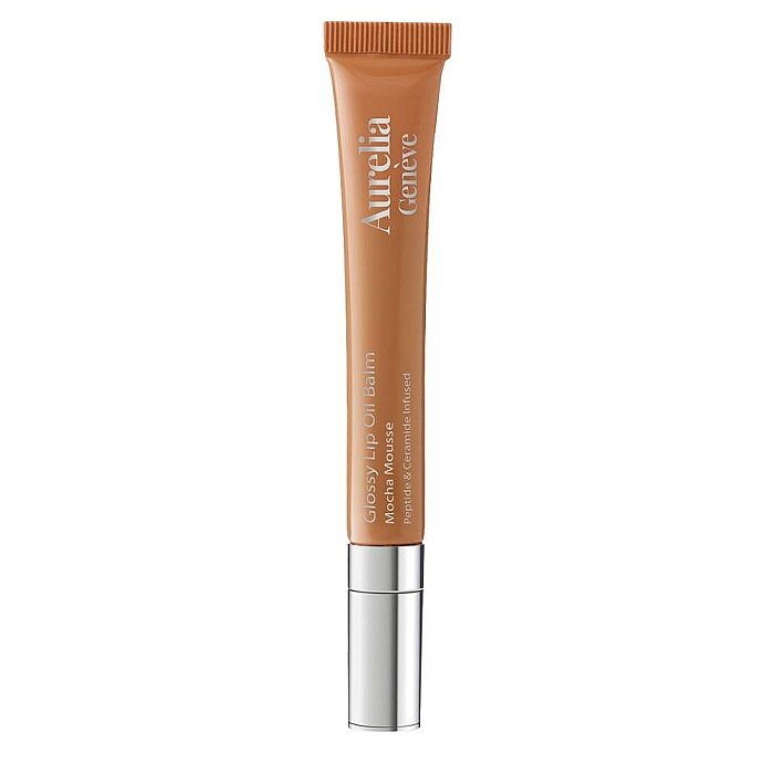 Aurelia Geneve Glossy Lip Oil Balm Mocha Mousse - 1