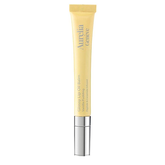 Aurelia Geneve Glossy Lip Oil Balm Vanilla Puding - 1