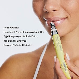 Aurelia Geneve Glossy Lip Oil Balm Vanilla Puding - 7