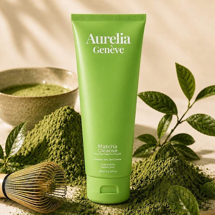 Aurelia Geneve Matcha Cleanse Glowgreen Vegan Purifying 200 Ml - 3