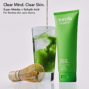 Aurelia Geneve Matcha Cleanse Glowgreen Vegan Purifying 200 Ml - 5