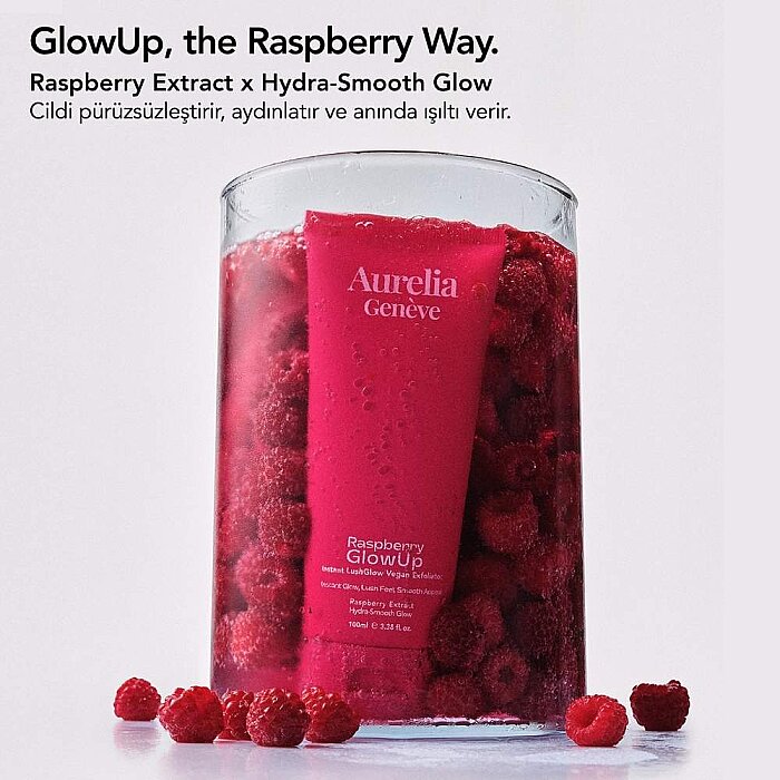 Aurelia Geneve Raspberry Glowup Vegan Exfoliator 100 Ml - 4