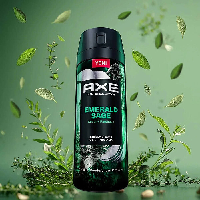 Axe Cherry Emerald Sage Erkek Deodorant Spray 150 Ml - 4