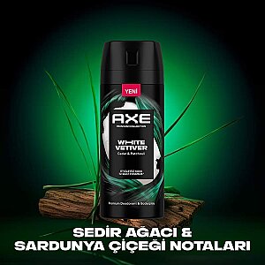 Axe Deo Spray White Vetiver 150 Ml - 3
