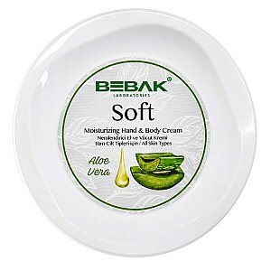 Bebak Soft Aloe Vera Nemlendirici Bakım Kremi 300 Ml - Bebak