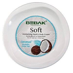 Bebak Soft Hindistan Cevizi Nemlendirici Bakım Kremi 300 Ml 