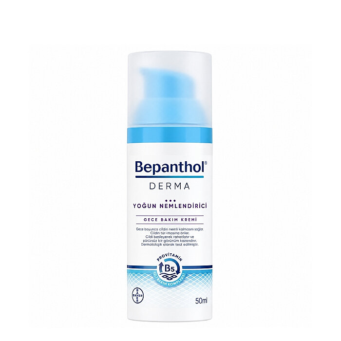 Bepanthol Derma Yoğun Nemlendirici Gece Bakım Kremi 50 Ml - 1