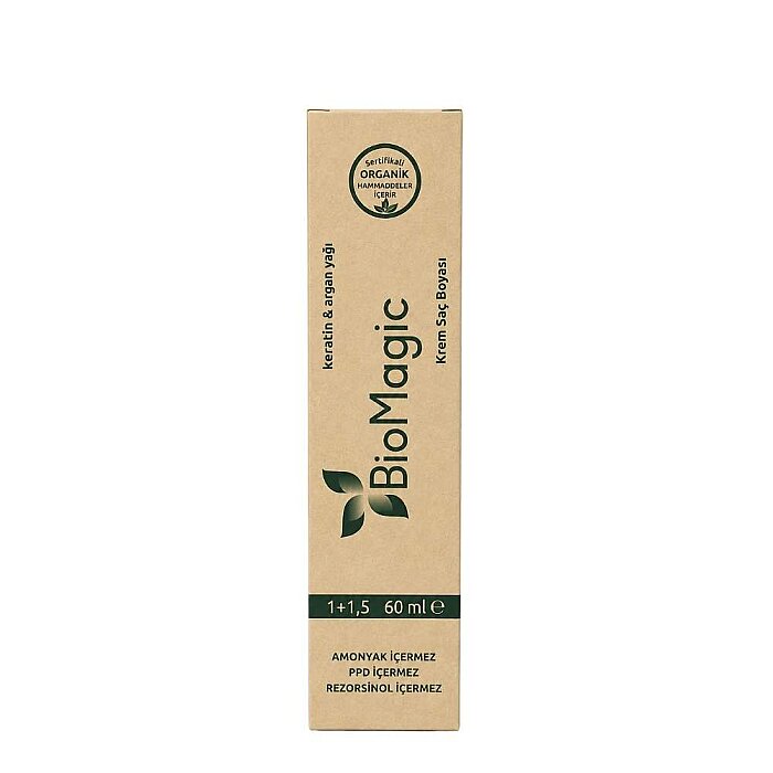 Biomagic Saç Boyası 5.00 Açık Kahve - 1
