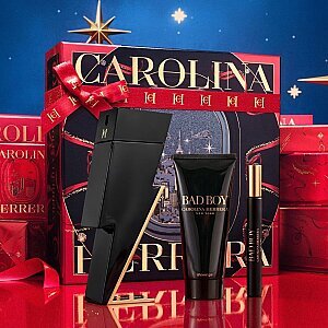 Carolina Herrera Bad Boy Erkek Parfüm Edt 100 Ml + Shower Gel 100 Ml + Edp 10 Ml Set - 6