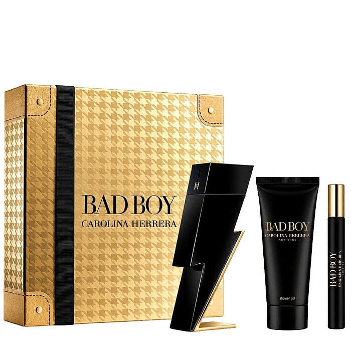 Carolina Herrera Bad Boy Erkek Parfüm Edt 100 Ml+Shower Gel 100 Ml+Edt 10 Ml Set - 1