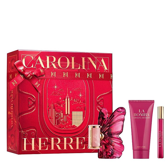 Carolina Herrera La Bomba Kadın Parfüm Edp 80 Ml + Body Lotion 100 Ml + Edp 10 Ml Set - 1