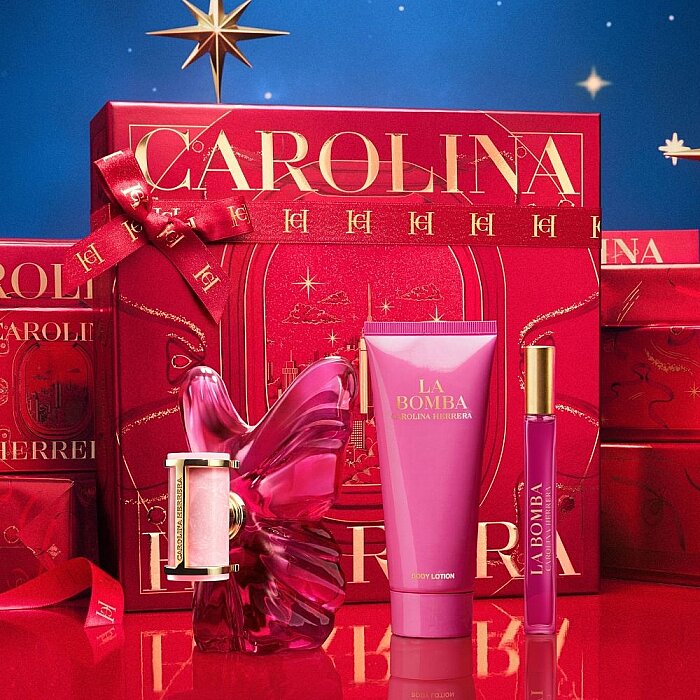 Carolina Herrera La Bomba Kadın Parfüm Edp 80 Ml + Body Lotion 100 Ml + Edp 10 Ml Set - 5