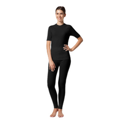 Çift Kaplan 1010 Thermal T Shirt Siyah - Çift Kaplan