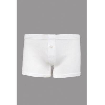 Çift Kaplan 200 Çocuk Ribana Boxer Beyaz - 1