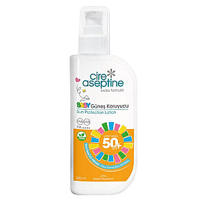 Cire Aseptine Bebek Vücut Güneş Koruyucu Krem SPF50+ PA++++ 200 Ml - 1