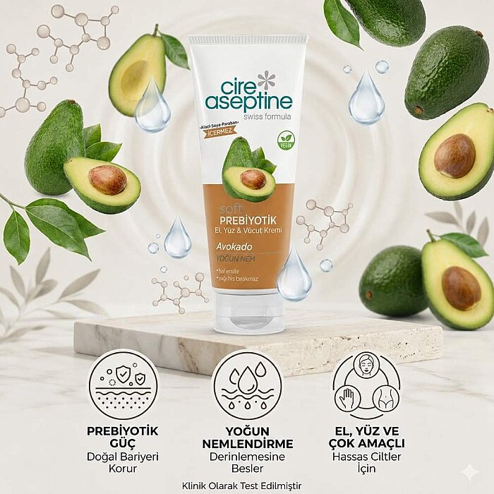 Cire Aseptine Soft Prebiyotik Avokado 75 Ml Tüp - 2