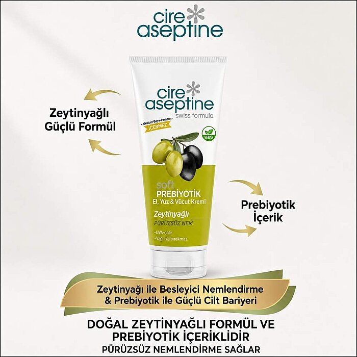 Cire Aseptine Soft Prebiyotik Zeytinyağlı 75 Ml Tüp - 2