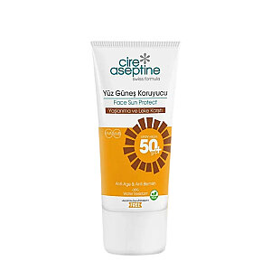 Cire Aseptine Yüz Güneş Koruyucu Krem Yaşlanma ve Leke Karşıtı SPF50+ 50 Ml - Cire Aseptine
