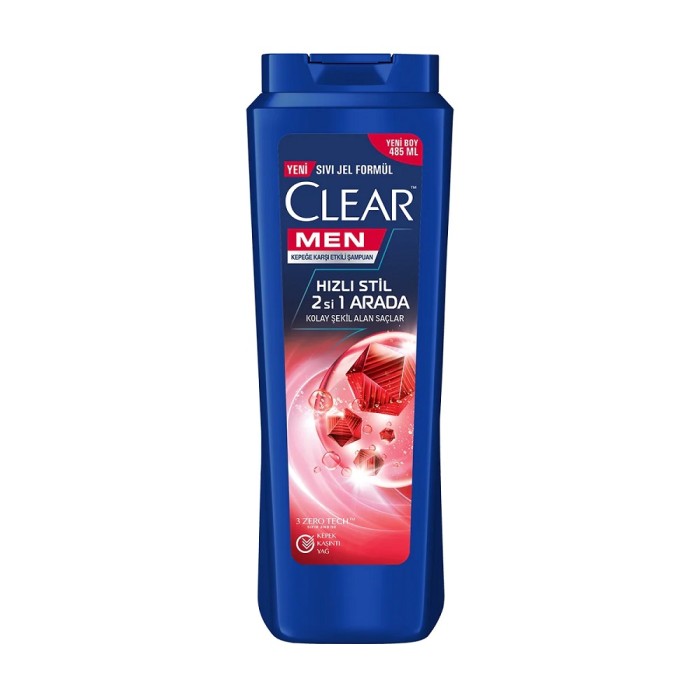 Clear Hızlı Stil 2n1 Erkek Şampuan 350 Ml - 1