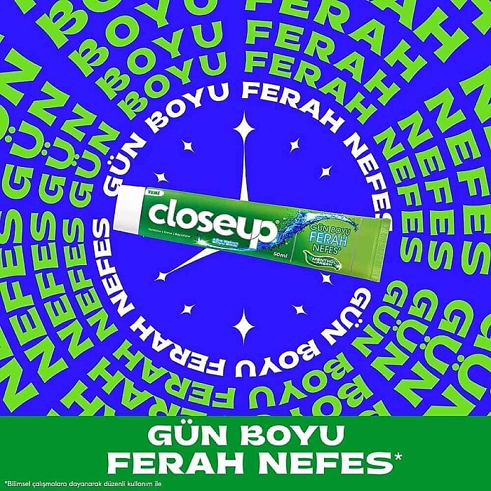 Close Up Menthol Fresh Diş Macunu 50 Ml - 4