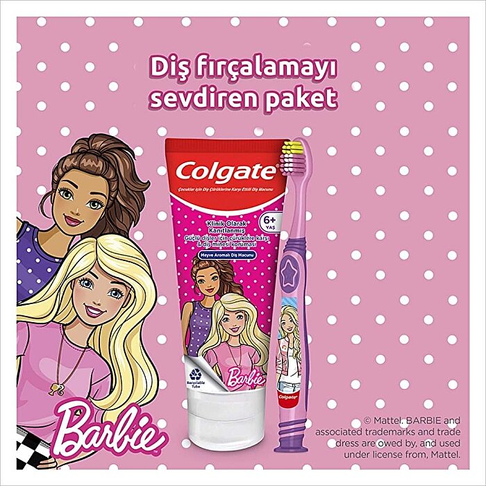 Colgate Barbie-Batman Diş Macunu 75 Ml + Fırça Set - 5