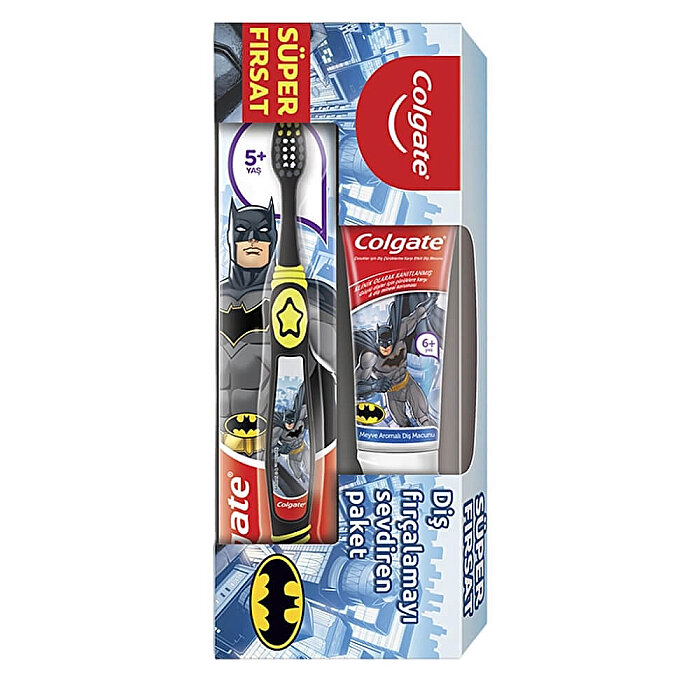 Colgate Barbie-Batman Diş Macunu 75 Ml + Fırça Set - 1