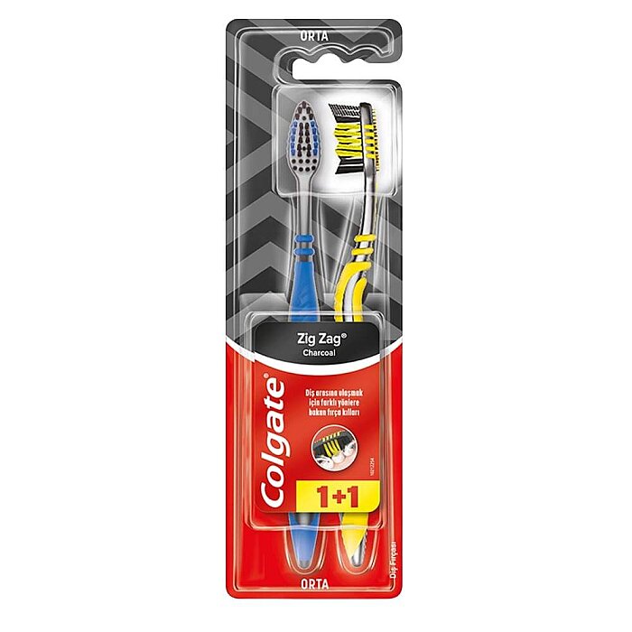 Colgate Zigzag Charcoal Diş Fırçası 1+1 - 1