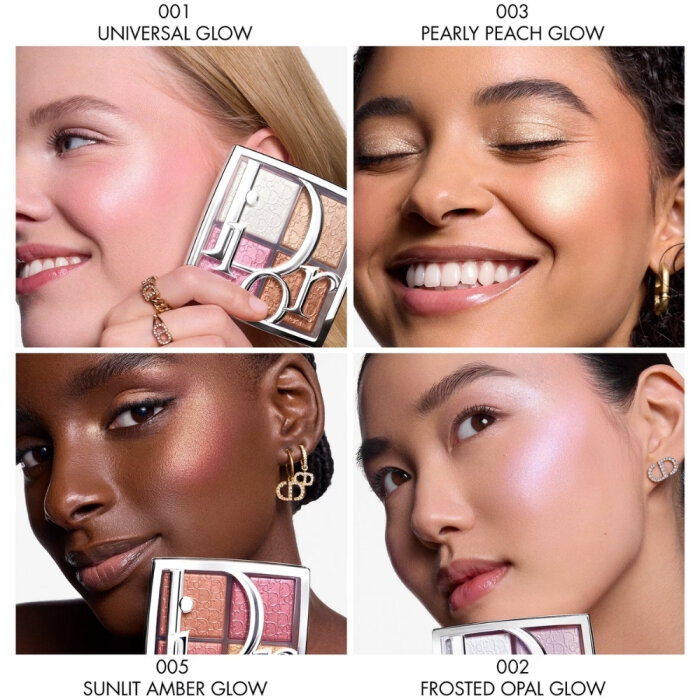 Dior Backstage Glow Maximizer Palette 004 Rose Gold Glow - 4