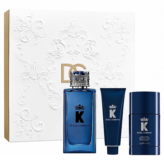 Dolce & Gabbana K By Homme Erkek Parfüm Edp 100 Ml + Shower Gel 50 Ml + Deodorant 75 Ml Set - 1