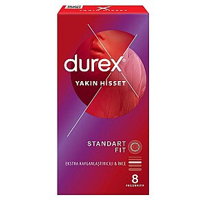 Durex Yakın Hisset Prezervatif 8'li - Durex