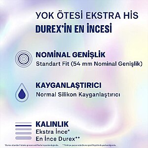Durex Yok Ötesi Ekstra His Prezervatif 10'lu - 3