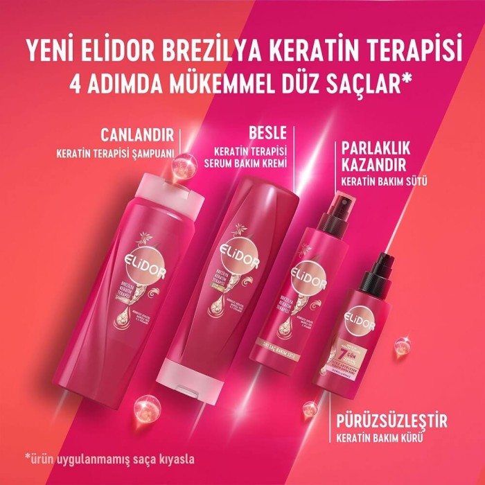 Elidor Brezilya Keratin Terapisi Bakım Kürü 90 Ml - 7
