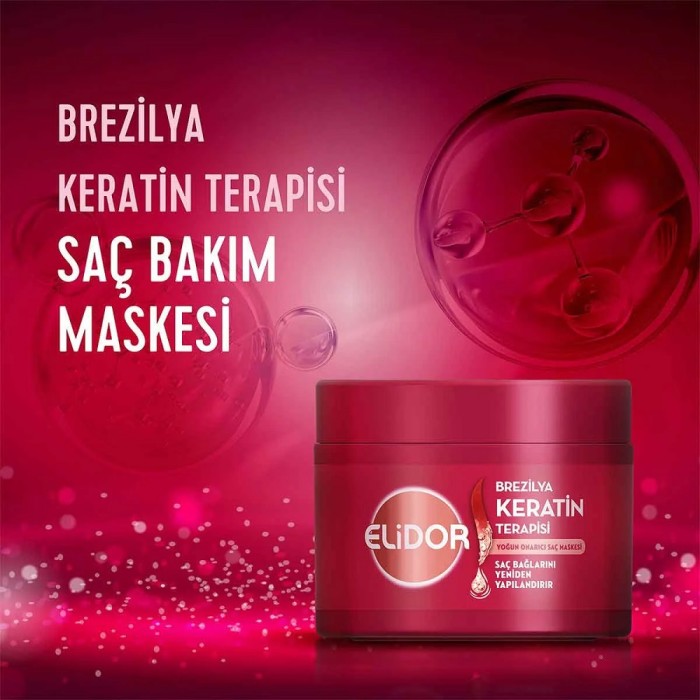 Elidor Brezilya Keratin Terapisi Saç Bakım Maskesi 220 Ml - 2