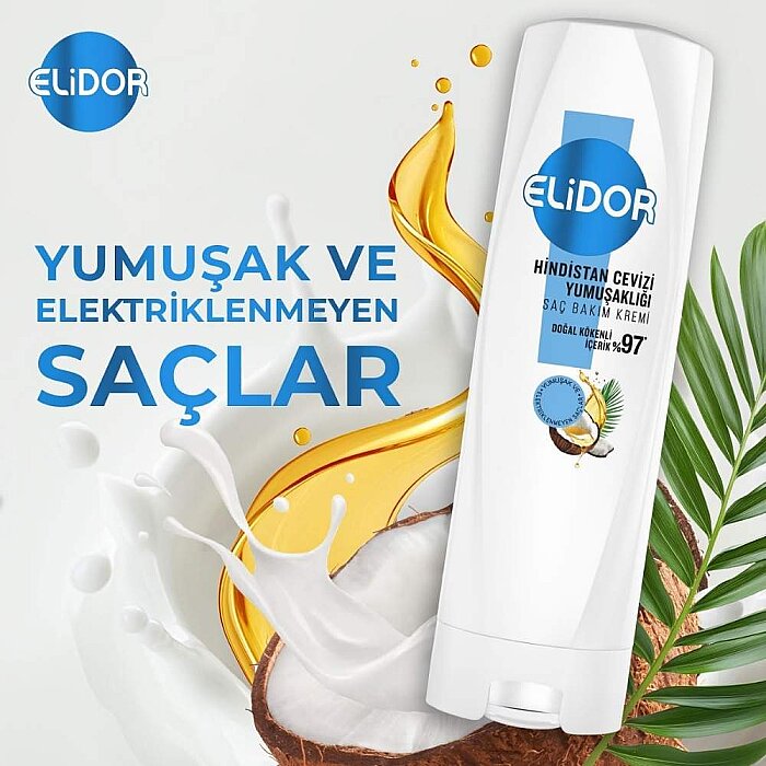 Elidor Hindistan Cevizi Saç Kremi 350 Ml - 3