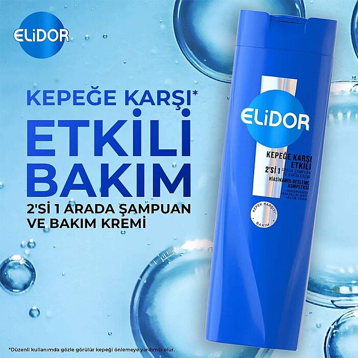 Elidor Kepeğe Karşı 2in1 Şampuan 400 Ml - 2