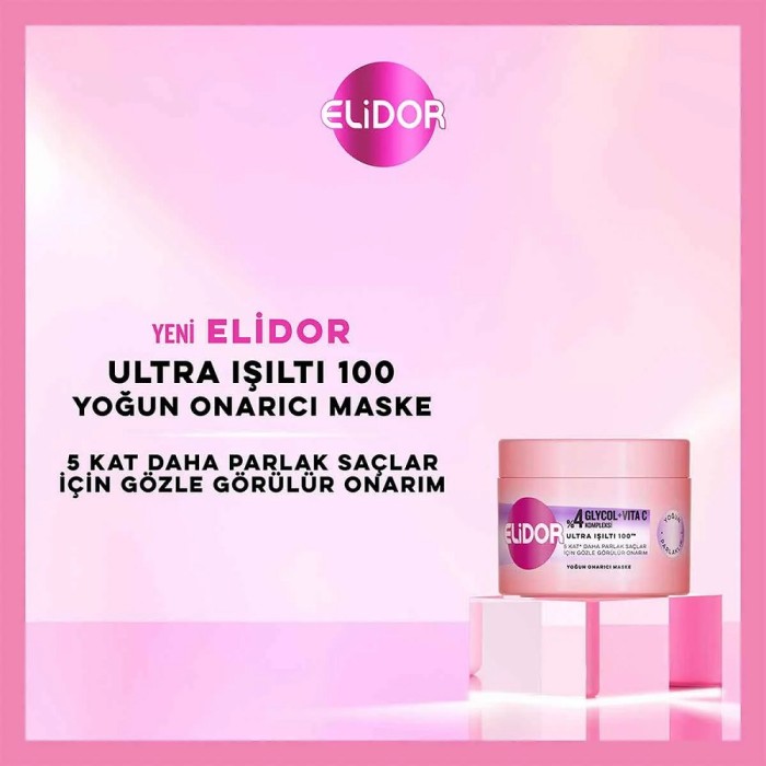 Elidor Ultra Işıltılı Saç Bakım Maskesi 220 Ml - 2
