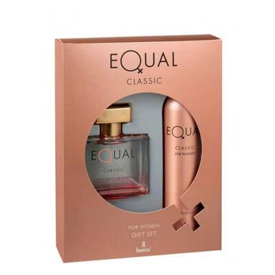 Equal for Women Classic Kadın Parfüm Edt 75 Ml + Deodorant 150 Ml Set - 1