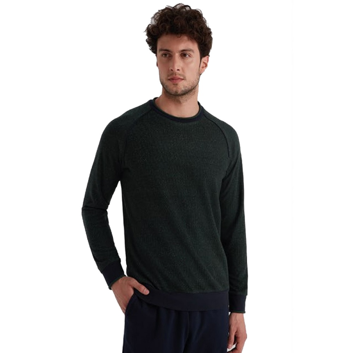 Eros Ese31032 Erkek O Yaka Pijama Takımı Haki - 1
