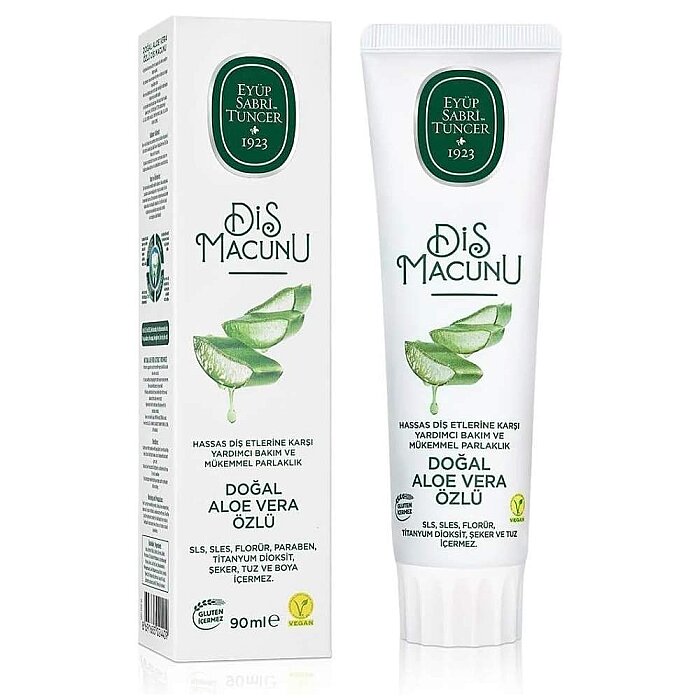 Eyüp Sabri Tuncer Doğal Aloe Vera Özlü Diş Macunu 90 Ml - 2