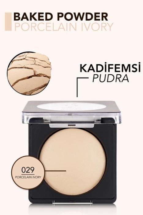 Flormar Baked Pudra 029 Porcelain Ivory - 4