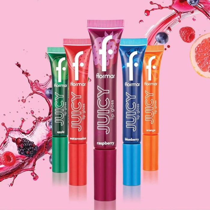 Flormar Juicy Lip Gloss 001 Raspberry - 6