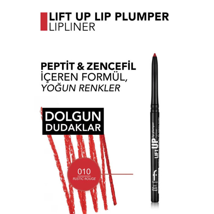 Flormar Lift Up Caring Lip Plumper Lipliner 010 - 4