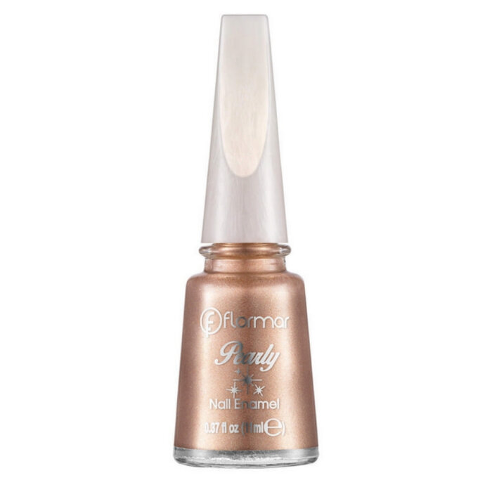 Flormar Pearly Nail Enamel Oje 387 Vintage Gold - 1