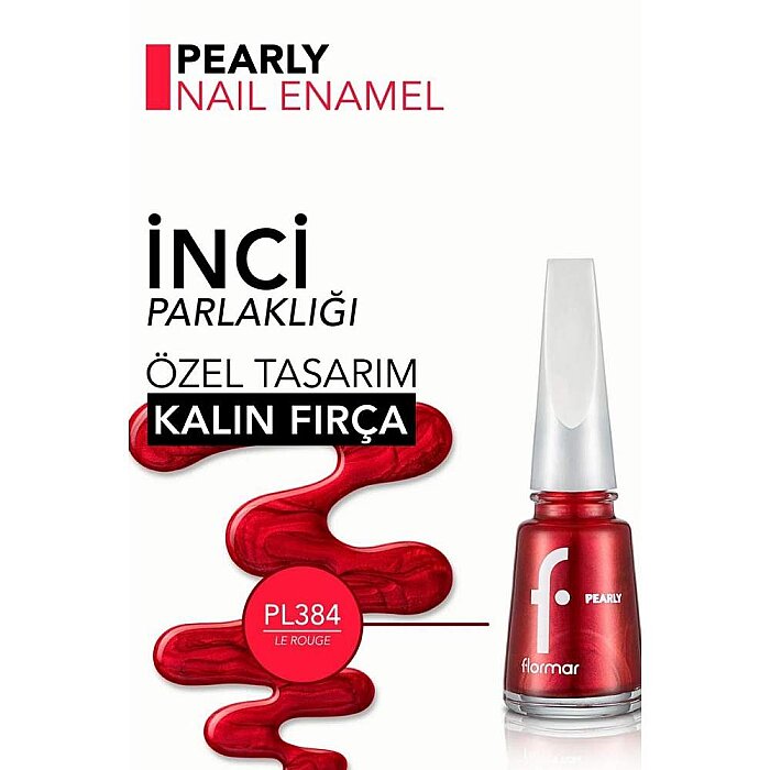 Flormar Pearly Oje 384 Le Rouge - 4