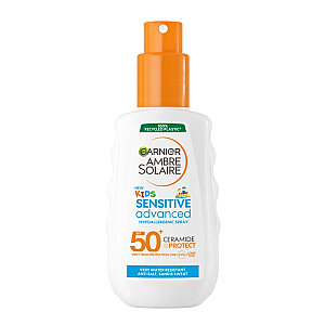 Garnier Ambre Solaire Sensitive Advanced Çocuk Hipoalerjenik Güneş Koruyucu Sprey SPF50+ 150 Ml - 1